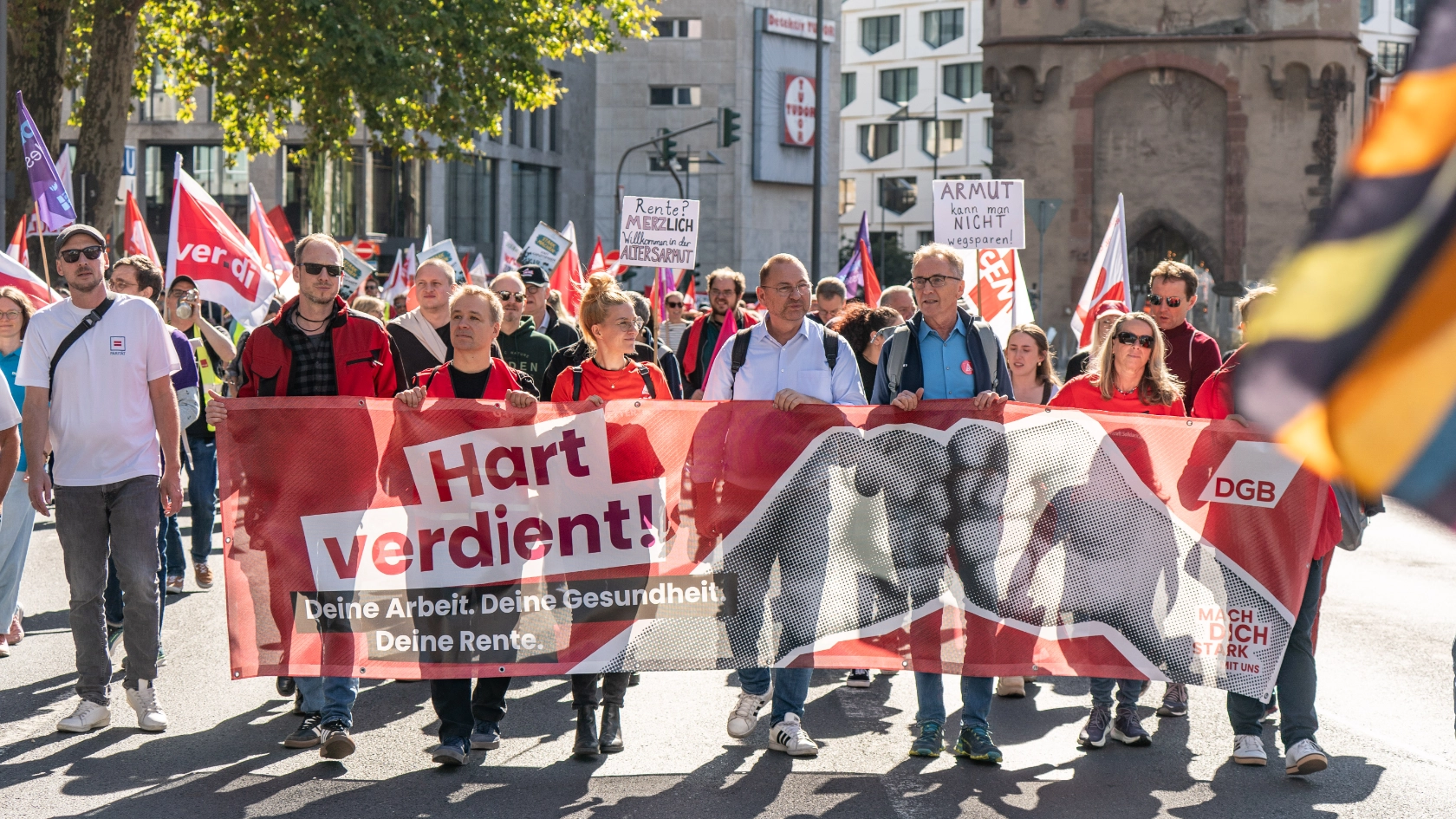 #hartverdient DGB-Aktionstag gegen Sozialabbau am 26.9.2026