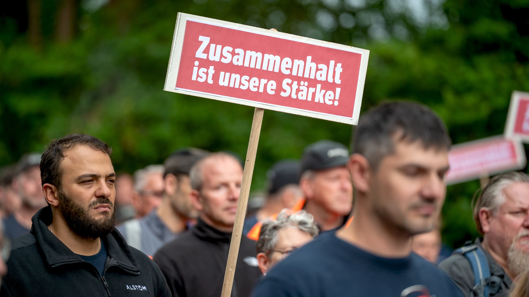 Kundgebung Alstom Kassel