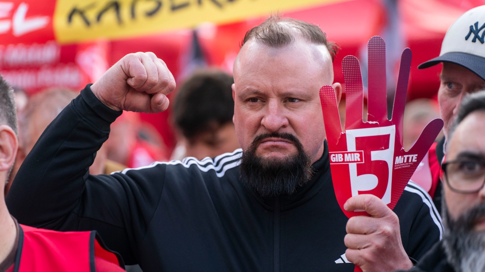 Tarifauftakt Metall-und Elektroindustrie in Frankfurt