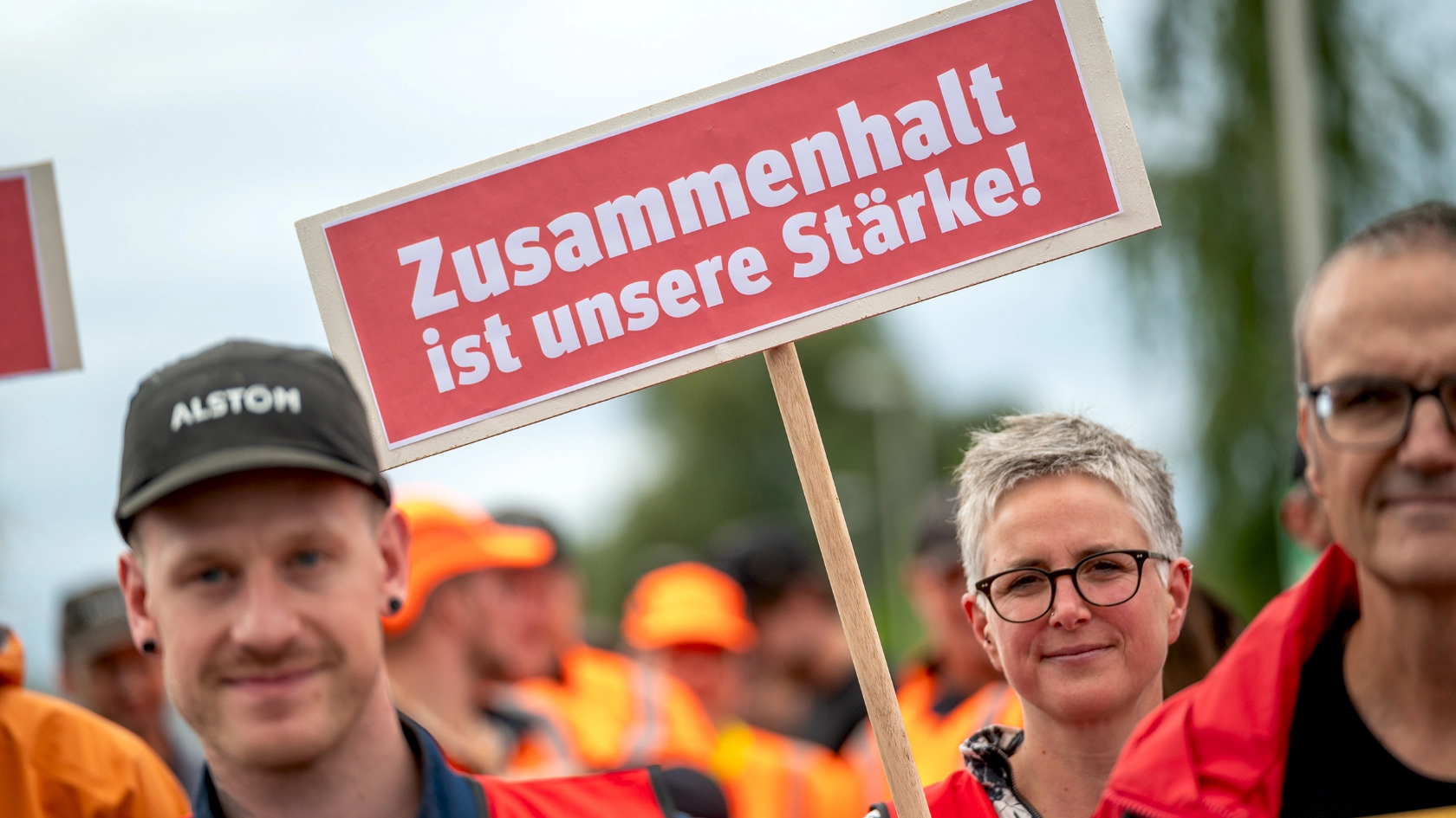 Kundgebung Alstom Kassel