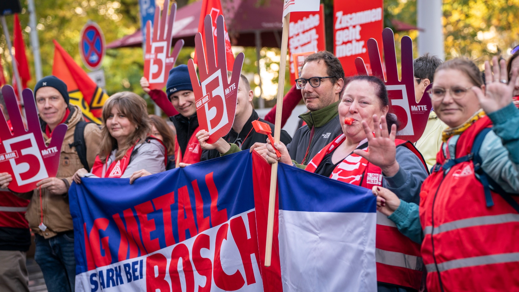 Tarifverhandlungen 2. Runde Bezirk Mitte in Eisenach am 28.10.2026. Foto Frank Rumpenhorst