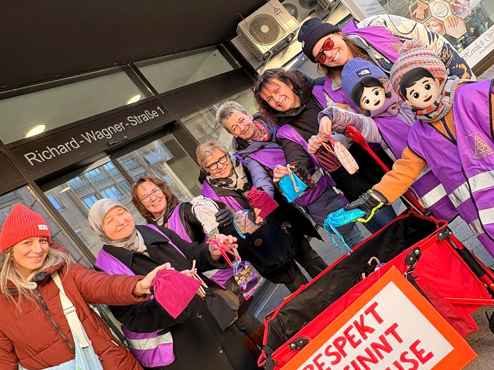 Frauen, Gleichstellung, Verteilaktion