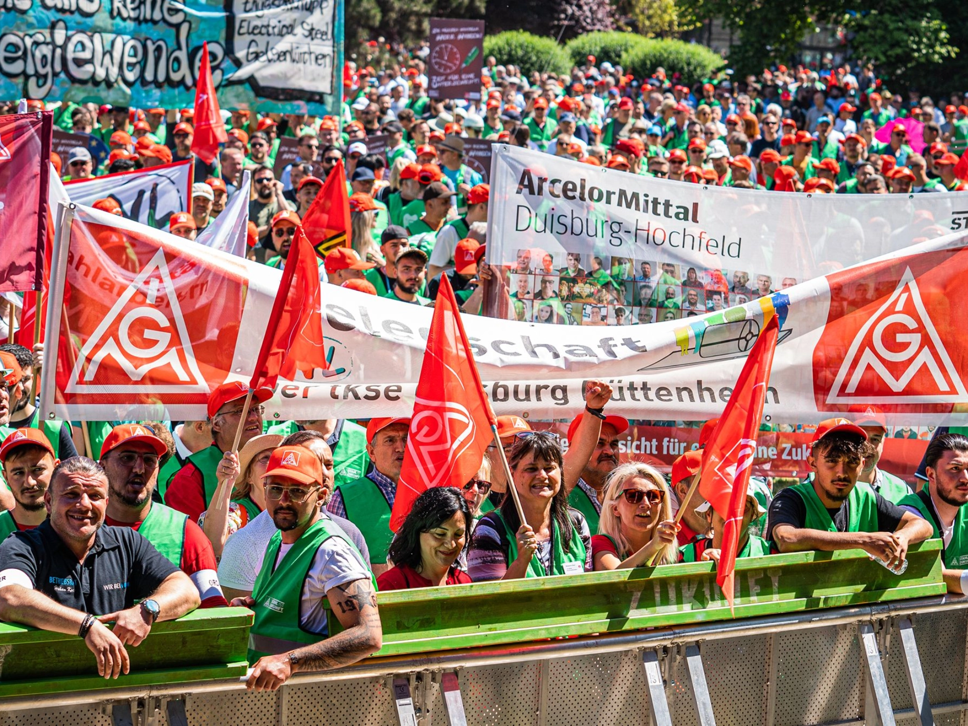 Stahl-Aktionstag am 14.6.2023 in Duisburg