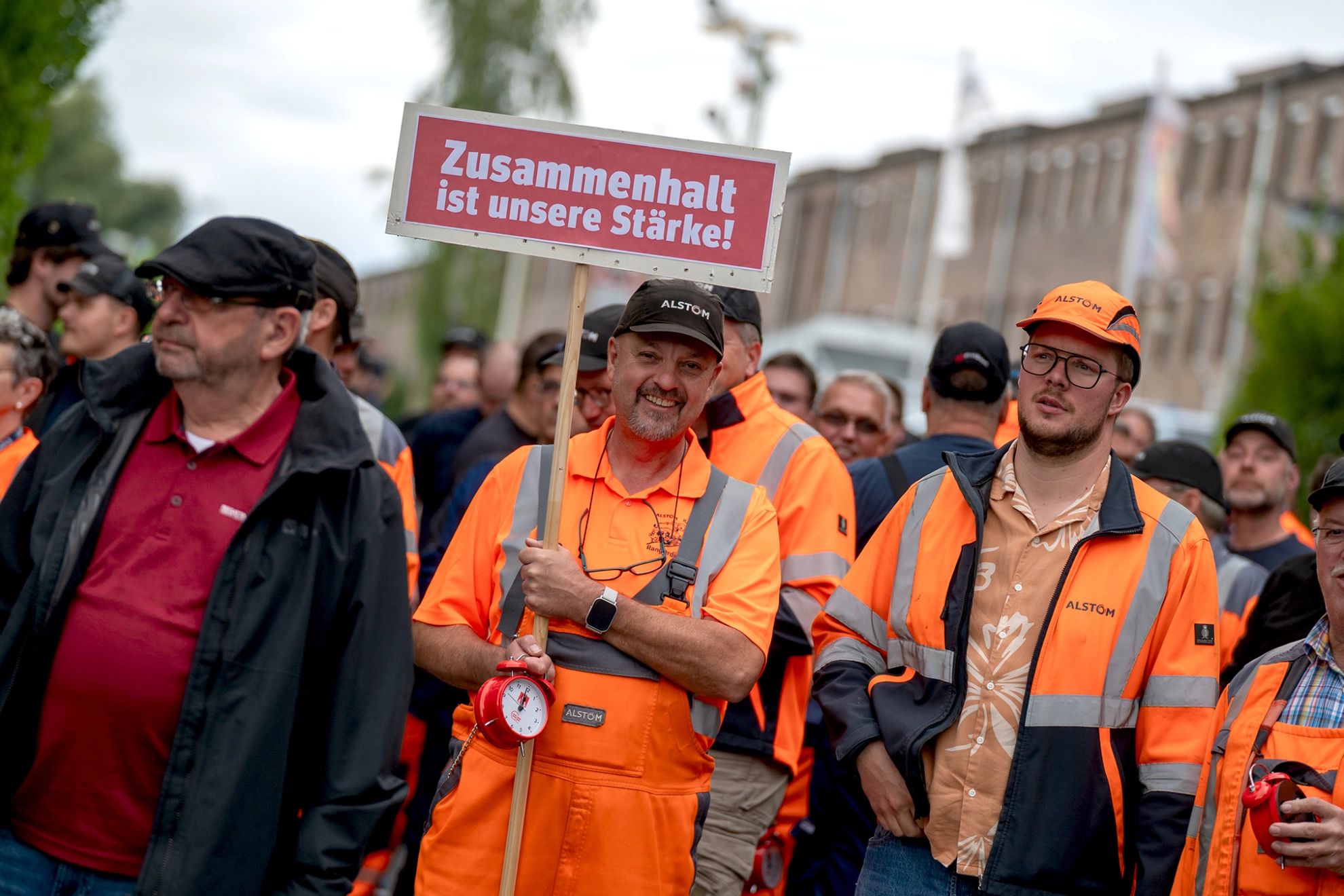 Kundgebung Alstom Kassel