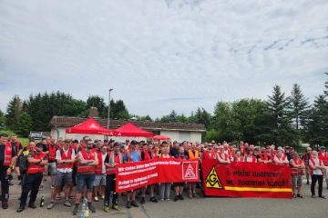 Zweiter Warnstreik bei Wertbau