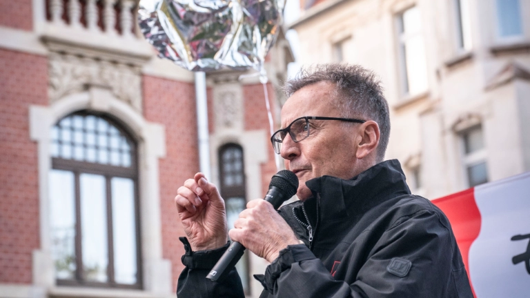 Tarifverhandlungen 2. Runde Bezirk Mitte in Eisenach am 28.10.2026. Foto Frank Rumpenhorst