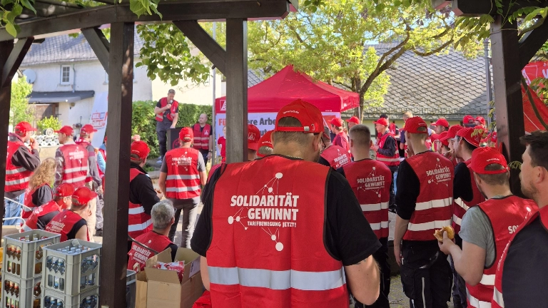 Warnstreik Erlenbach