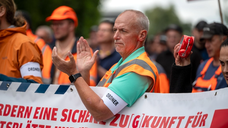 Kundgebung Alstom Kassel