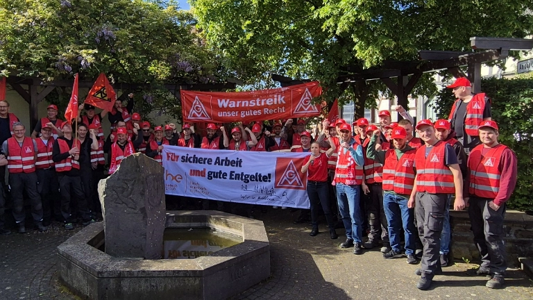 Warnstreik Erlenbach