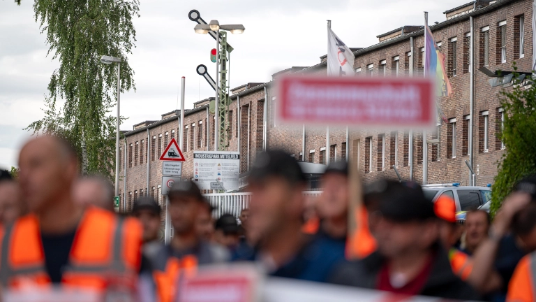 Kundgebung Alstom Kassel