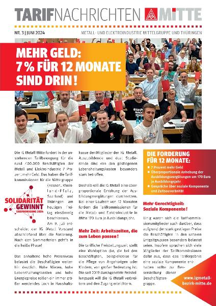 Tarifnachrichten Mitte