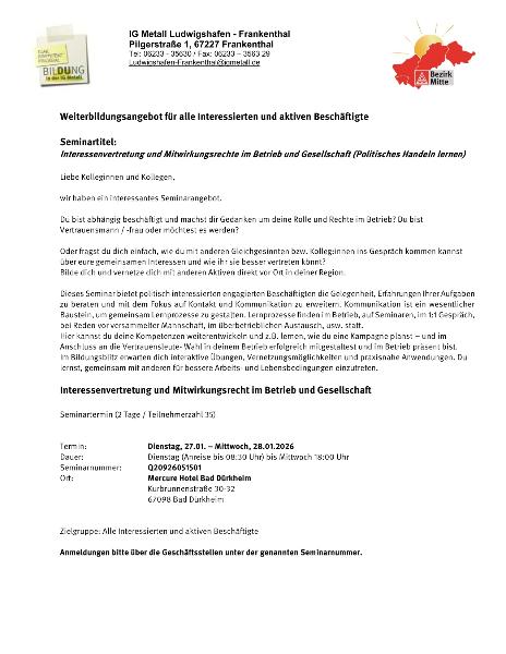 Ausschreibung Aktiven-Blitz