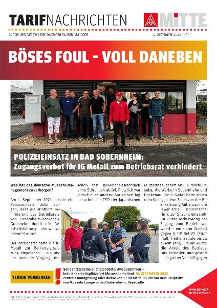 Musashi Tarifnachrichten 4