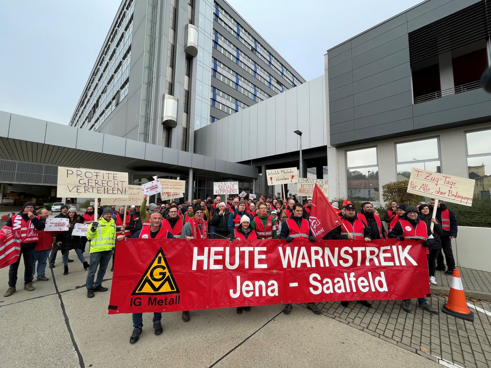 Tarifrunde, Aktion in Jena