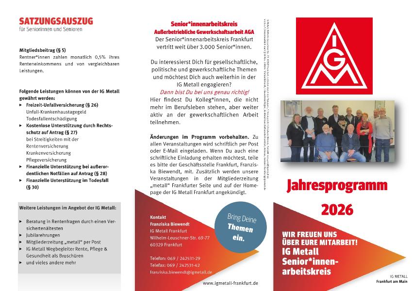SAK Jahresprogramm 2026