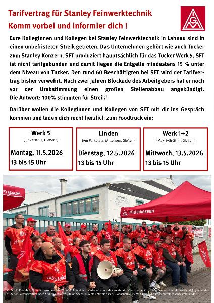 Stanley Feinwerktechnik Aktionstage bei Tucker