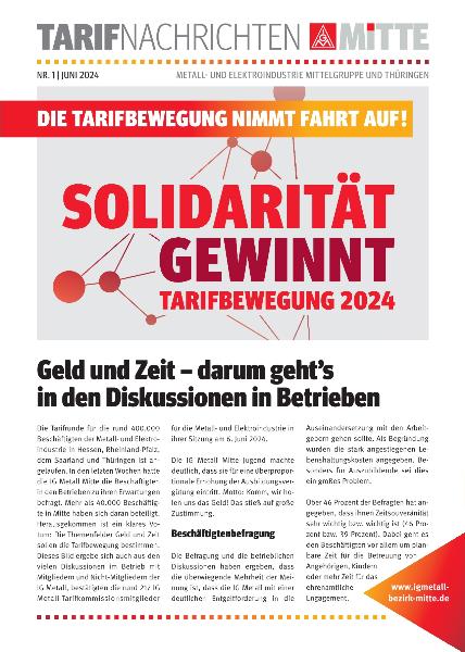 Tarifnachrichten Juni