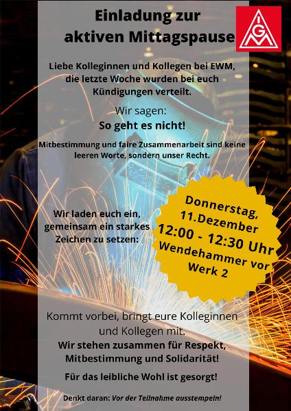 Aktive Mittagspause