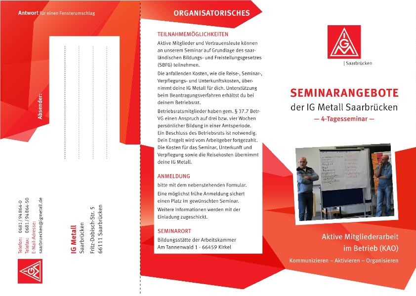 Kommunizieren - Aktivieren - Organisieren