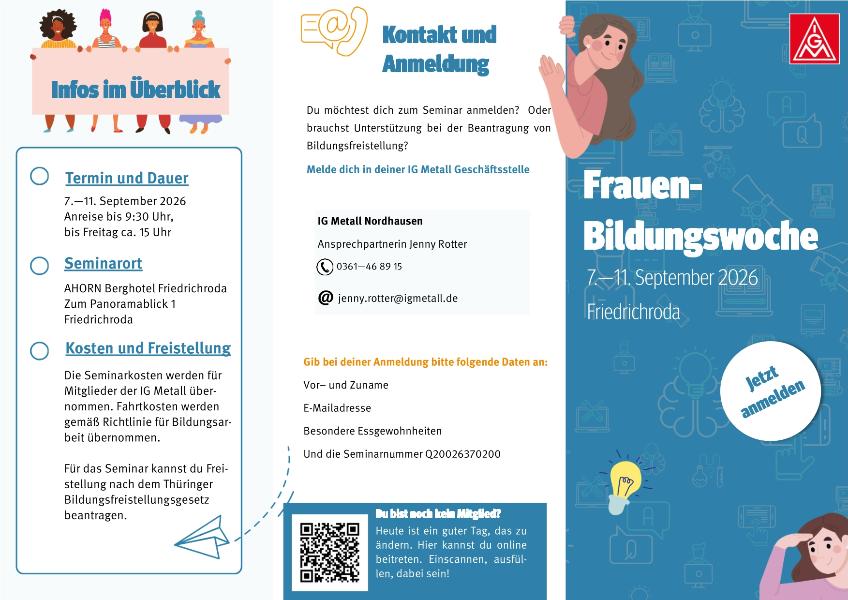 Flyer Frauenbildungswoche