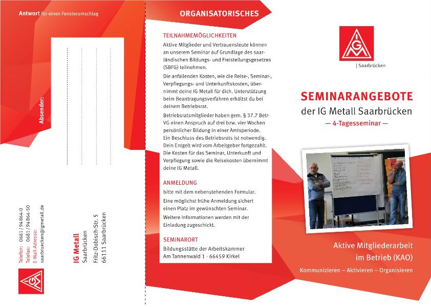 Kommunizieren - Aktivieren - Organisieren